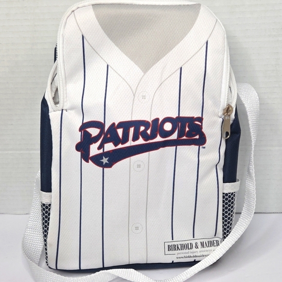 PATRIOTS White and Blue Pinstripe Backpack NEW. - Picture 1 of 12